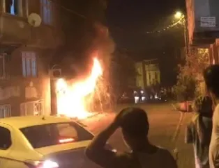 Gece yarısı kundaklama! Alev alev yandı