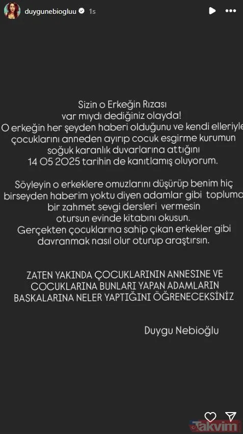 Metin Akpınar’ın biyolojik kızı Duygu Nebioğlu’ndan olay olan paylaşım: Attıkları iftira ortaya çıkıyor! - 8