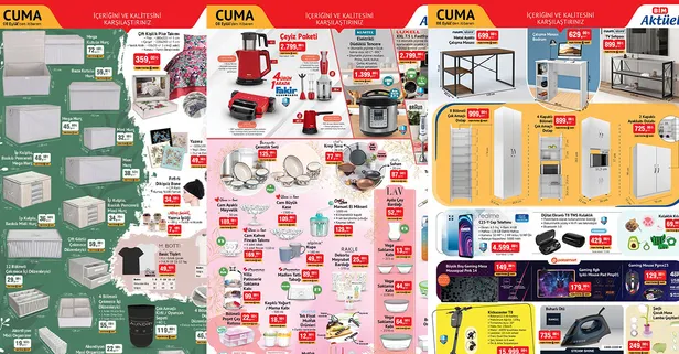 4 parça 3 bin TL'den az fiyata satılıyor! Çeyiz paketi almak isteyen BİM'e koşsun! Pike takımı 359 TL, hurç 18 TL, ütü 735 TL, tencere...