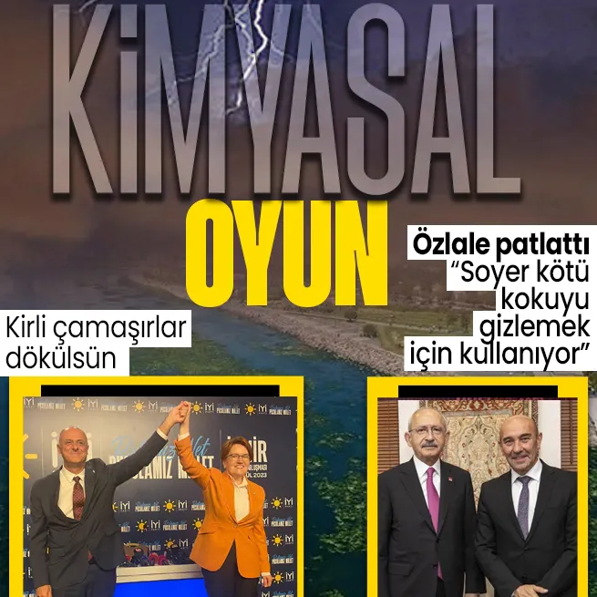 Ümit Özlaleden olay Tunç Soyer iddiası: Körfez kokusunu gizlemek için kimyasal madde kullanıyor