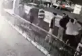 Küçükçekmece’de polis memuru ve eşine sokakta darp kamerada!