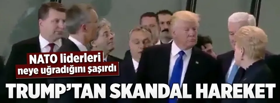 Trump’tan dünya liderlerini şoke eden hareket