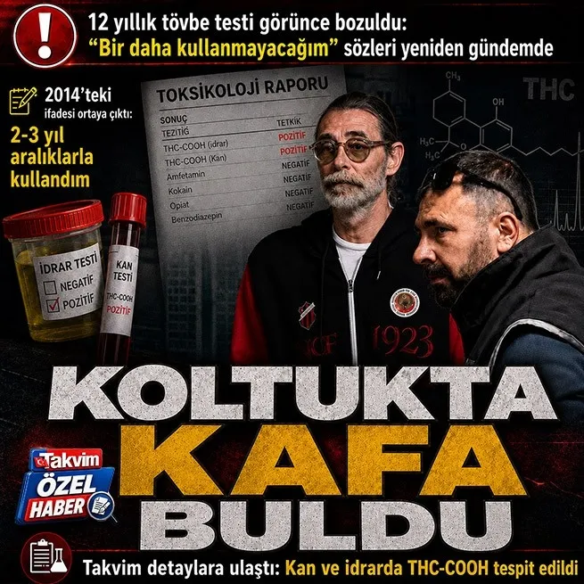 Erdal Beşikçioğlu’nun uyuşturucu testi pozitif çıktı! Kan ve idrarda THC-COOH tespit edildi
