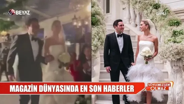 Nazlı Kayı ve Hacı Sabancı sessiz sedasız evlendi! Nazlı Kayı'nın gelinliği sınavı geçemedi