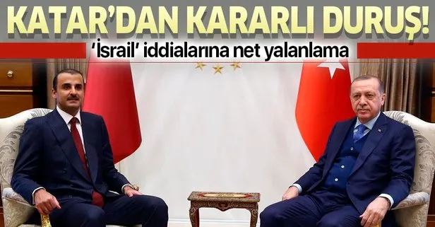 Katar'dan kararlı duruş
