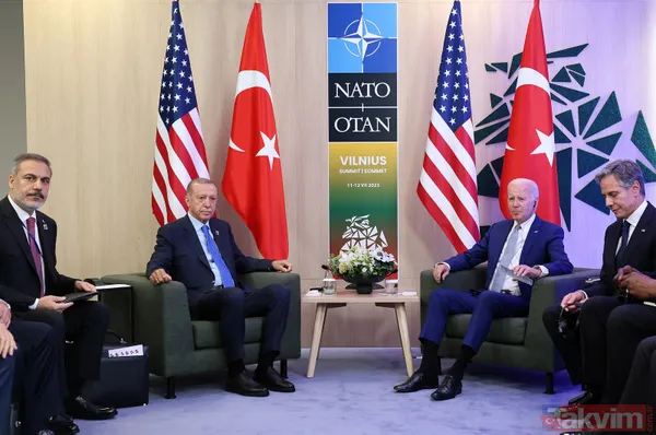 Vilnius'taki Başkan Erdoğan - Biden zirvesine büyük ilgi! Kare kare tarihi anlar - 4