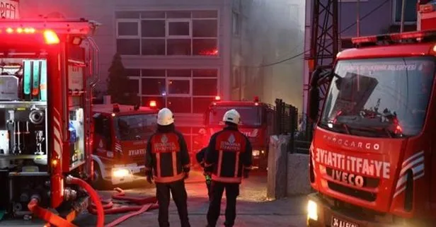İstanbul’da fabrika yangını