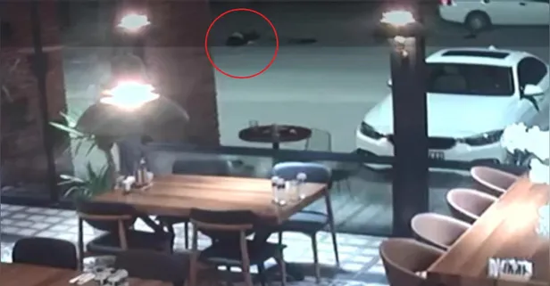 Bursa'da feci kaza! Motosiklet ile otomobil kafa kafaya çarpıştı: O anlar kamerada