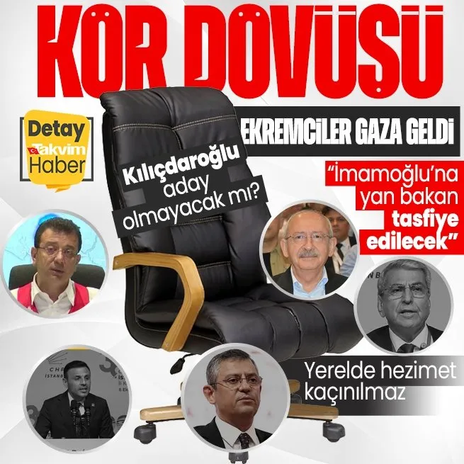 CHPde kaos bitmiyor! Kemal Kılıçdaroğlu aday olmayacak mı? Ekrem İmamoğlu direkten döndü... Hezimet kaçınılmaz