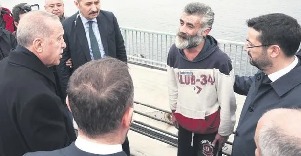 Başkan Erdoğan 15 Temmuz Şehitler Köprüsü’nde intihar girişiminde bulunan Murat Duran’ı ikna etti