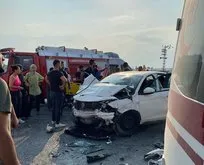 Mersin’de feci kaza! İşçi servisi ile otomobil çarpıştı: 15 yaralı
