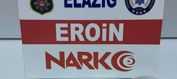 Elazığ’da satışa hazır paketlerde eroin ele geçirildi