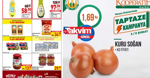 Fiyatların tek tek düştüğü duyuruldu! 3 market indirimli ürünlerini güncelledi! Hafta sonu da geçerli! Bakliyat, et ve süt ürünleri, meyve-sebze...