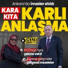 Başkan Erdoğan Tanzanya Cumhurbaşkanı Samia Suluhu Hassan’ı kabul etti! FETÖ varlığını sona erdirecek adımlar masada
