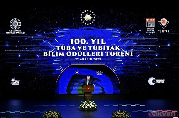 TÜBİTAK ve TÜBA Bilim Ödülleri sahiplerini buldu! 100.yılda Başkan Recep Tayyip Erdoğan takdim etti - 1