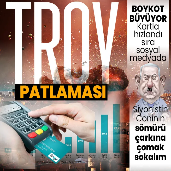 TROY karta büyük talep! İsrail boykotu geçişleri artırdı