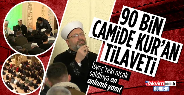 90 bin camide Kur'an-ı Kerim tilaveti! On binler camilere akın etti
