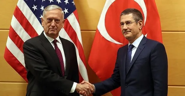 Milli Savunma Bakanı Canikli ile ABD’li mevkidaşı Mattis bir araya geldi