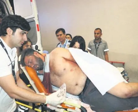 Yaralı halde 30 km araç kullandı