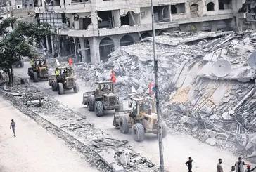 Gazze’de Türk konvoyu