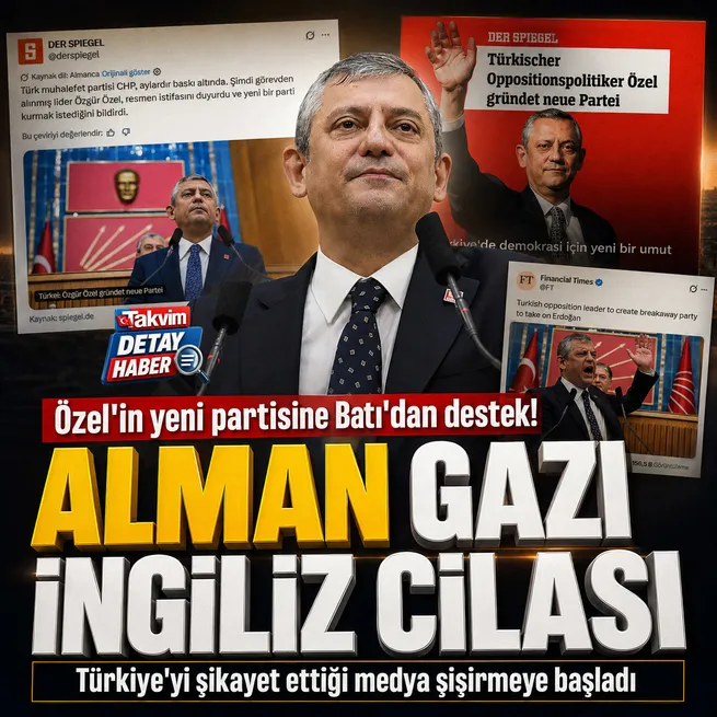 Alman gazı İngiliz cilası! Özgür Özelin yeni partisine Batı medyasından destek geldi