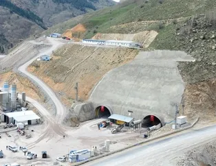 Eğribel Tüneli'nde ışığa 50 metre
