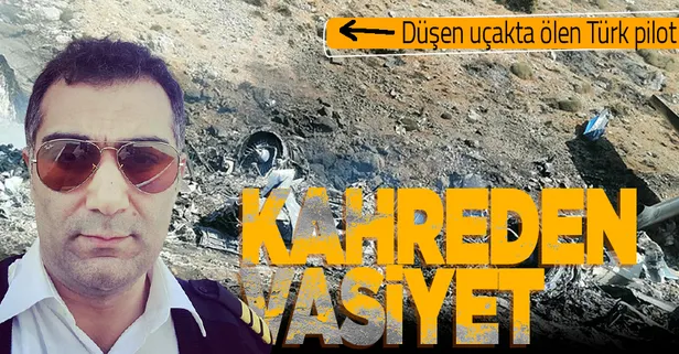 Kahramanmaraş'ta düşen yangın söndürme uçağının Türk pilotu Serkan Mirzaoğlu'nun vasiyeti duygulandırdı: Beni babamın yanına defnedin