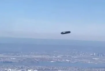 Uçakta UFO paniği!
