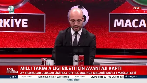 MAÇ SONUCU: Türkiye - Macaristan: 3-1