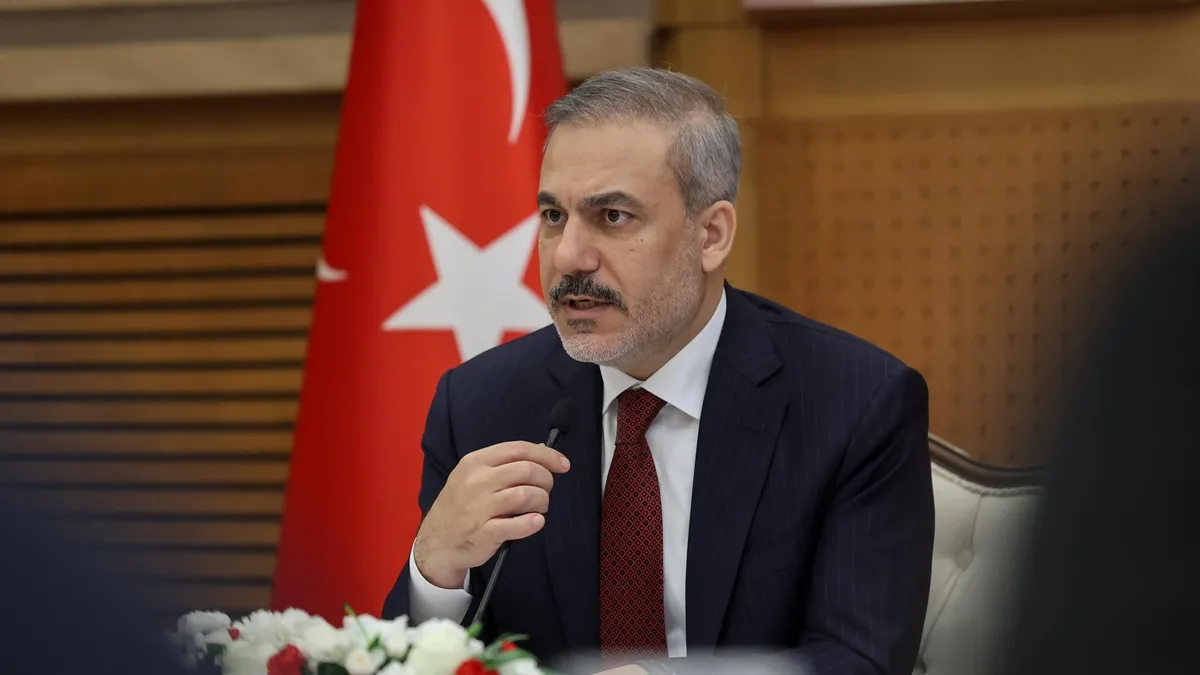Dışişleri Bakanı Hakan Fidan AB üyesi ülkelerin büyükelçilerini kabul etti