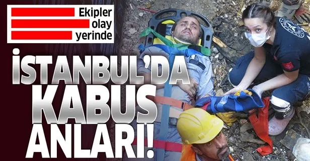 Son dakika: Kadıköy’de inşaatta iskele çöktü! Yaralılar var