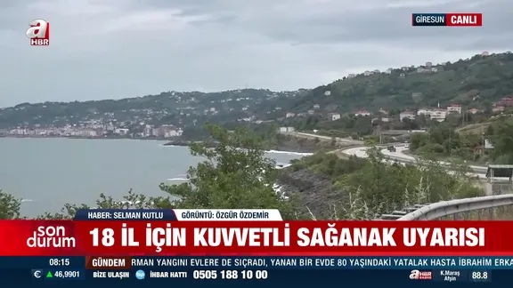 Meteoroloji'den 18 il için sarı kodlu uyarı