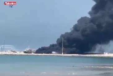İran'da metanol deposunda patlama! İşte o anlar