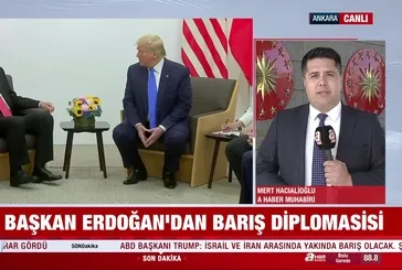 Başkan Erdoğan'dan barış diplomasisi!