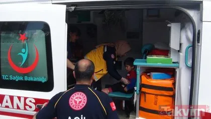 Afgan ailenin evinde yangın: 3’ü çocuk 5 kişi hastanelik oldu! Balkondan atlayan kadını komşusu tuttu