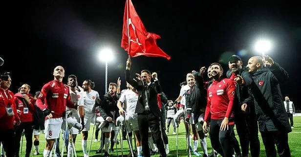 Ampute Futbol Milli Takımı, 2022 Dünya Kupası’nda Fas’ı 4-1 yenerek yarı finale çıktı