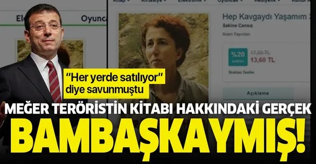İmamoğlu’nun satışını savunduğu PKK’lı Sakine Cansız’ın kitabı 2016’da yasaklanmış