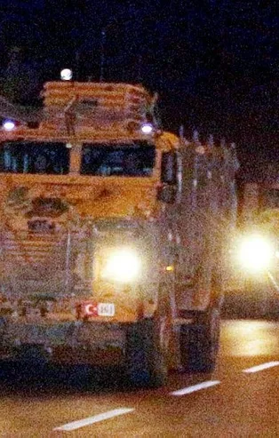 Suriye sınırına askeri sevkiyat