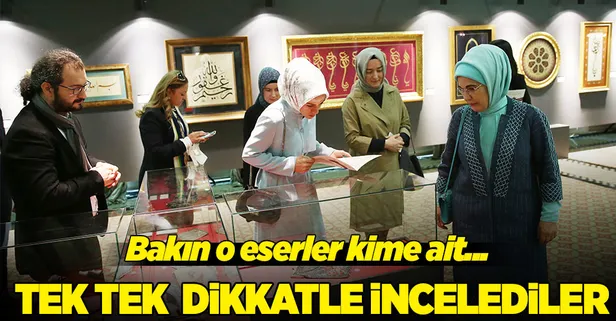 Erdoğan ailesinden anlamlı sergiye destek