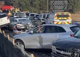 ABD'de zincirleme kaza! 69 araç birbirine girdi