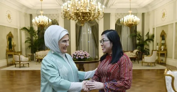 Emine Erdoğan, Vietnam Başbakanı’nın eşi Le Thi Bich Tran ile görüştü