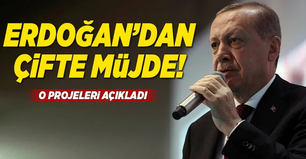 Erdoğan'dan Siirt'te çifte müjde
