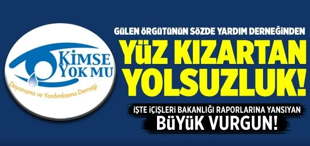 ’Kimse yok mu’ş