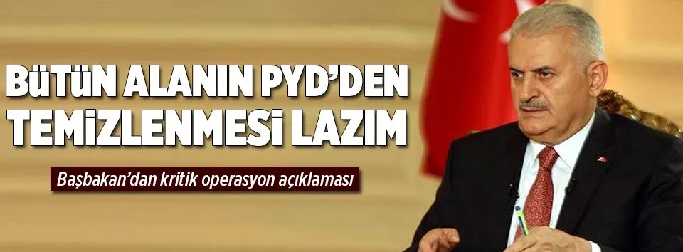 Başbakan Yıldırım’dan operasyon açıklaması