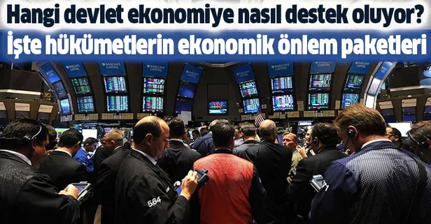Koronavirüs salgını hükümetleri harekete geçirdi! Kesenin ağzını açtılar! Hangi devlet ekonomiye nasıl destek veriyor?