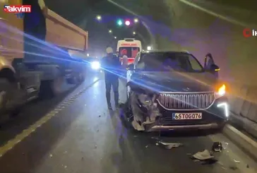 TOGG, Güzeldere Tüneli'nde kaza yaptı