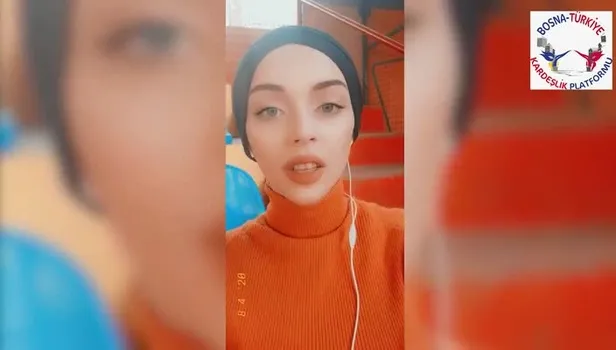 Bosnalı gençlerden Türkiye'nin yardımı için Türkiye ve Başkan Erdoğan'a teşekkür mesajı