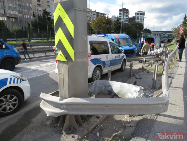 Karasızlık sonucu dehşet bir şekilde ölüyordu! Bariyerler kargo aracına ok gibi saplandı - 12