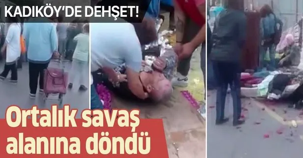 Kadıköy’de dehşet! Otomobil pazara daldı : 2’si ağır 8 yaralı