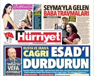 Yine mi sinsi algı operasyonu Hürriyet? Kılıçdaroğlunun FETÖ yalanları 1. sayfada, Başkan Erdoğanın CHP-FETÖ ilişkisini deşifre eden sözleri nerede?